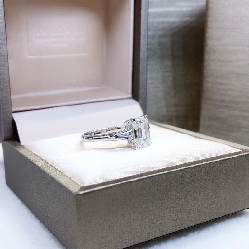Lakshmira Silver Plated Anti Tarnish Silver Rectangular Ring