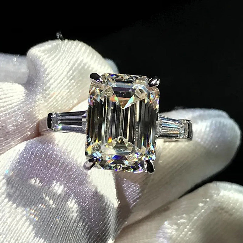 Lakshmira Silver Plated Anti Tarnish Silver Rectangular Ring
