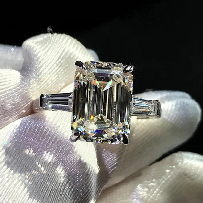 Lakshmira Silver Plated Anti Tarnish Silver Rectangular Ring